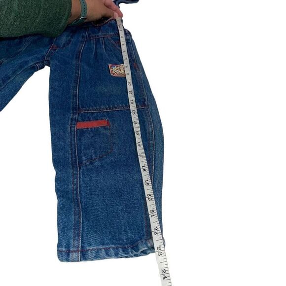 Dept. of Traffic Vintage Jeans with Suspenders - Kids Size 3 - Picture 8 of 10